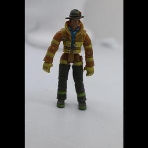 Tonka Lights & Sound Rescue Firefighter Firetruck Driver 4" Action Figure #1